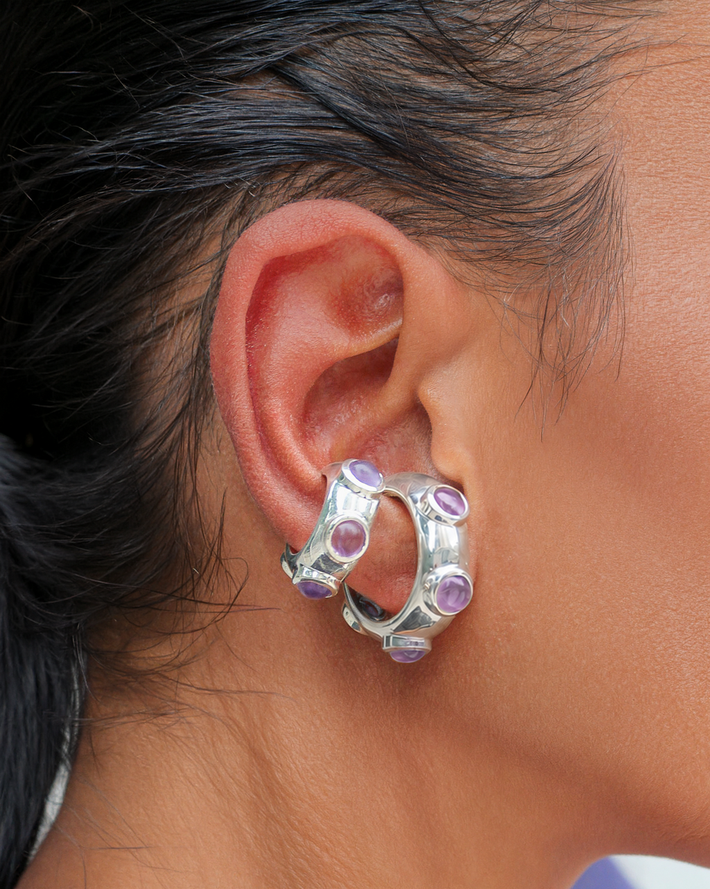 earcuff Zinga Ametista