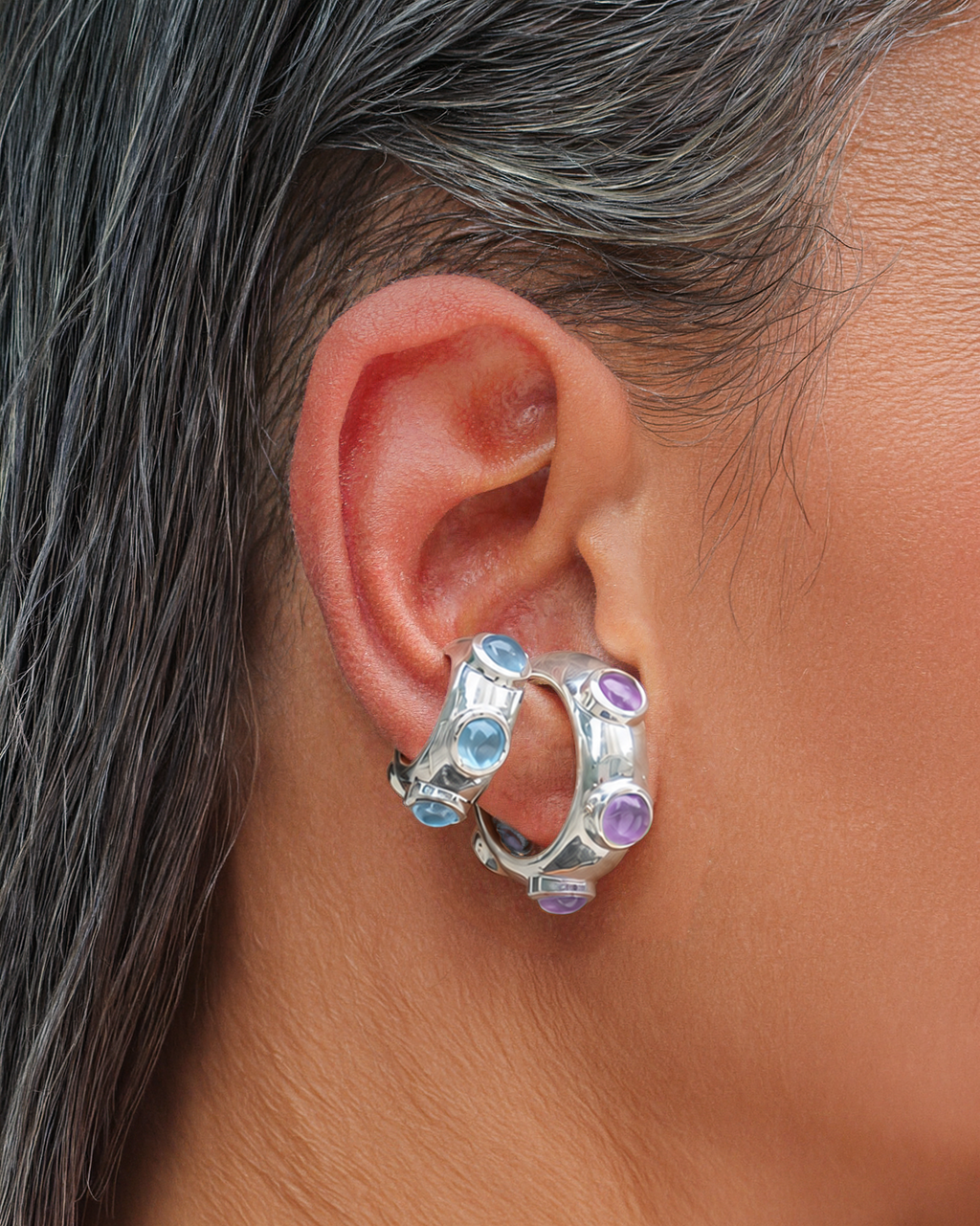 earcuff Mika Azul