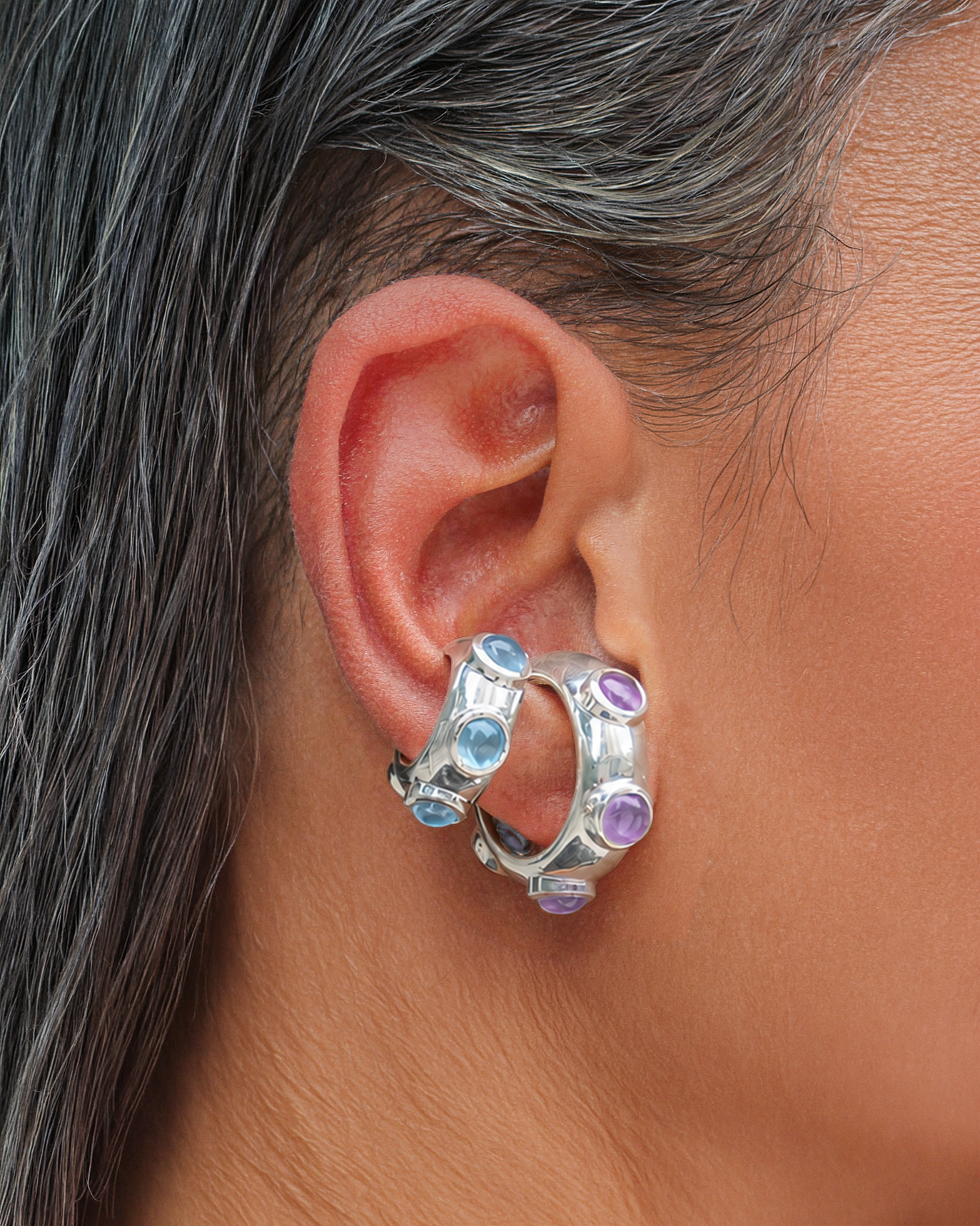 earcuff Mika Azul