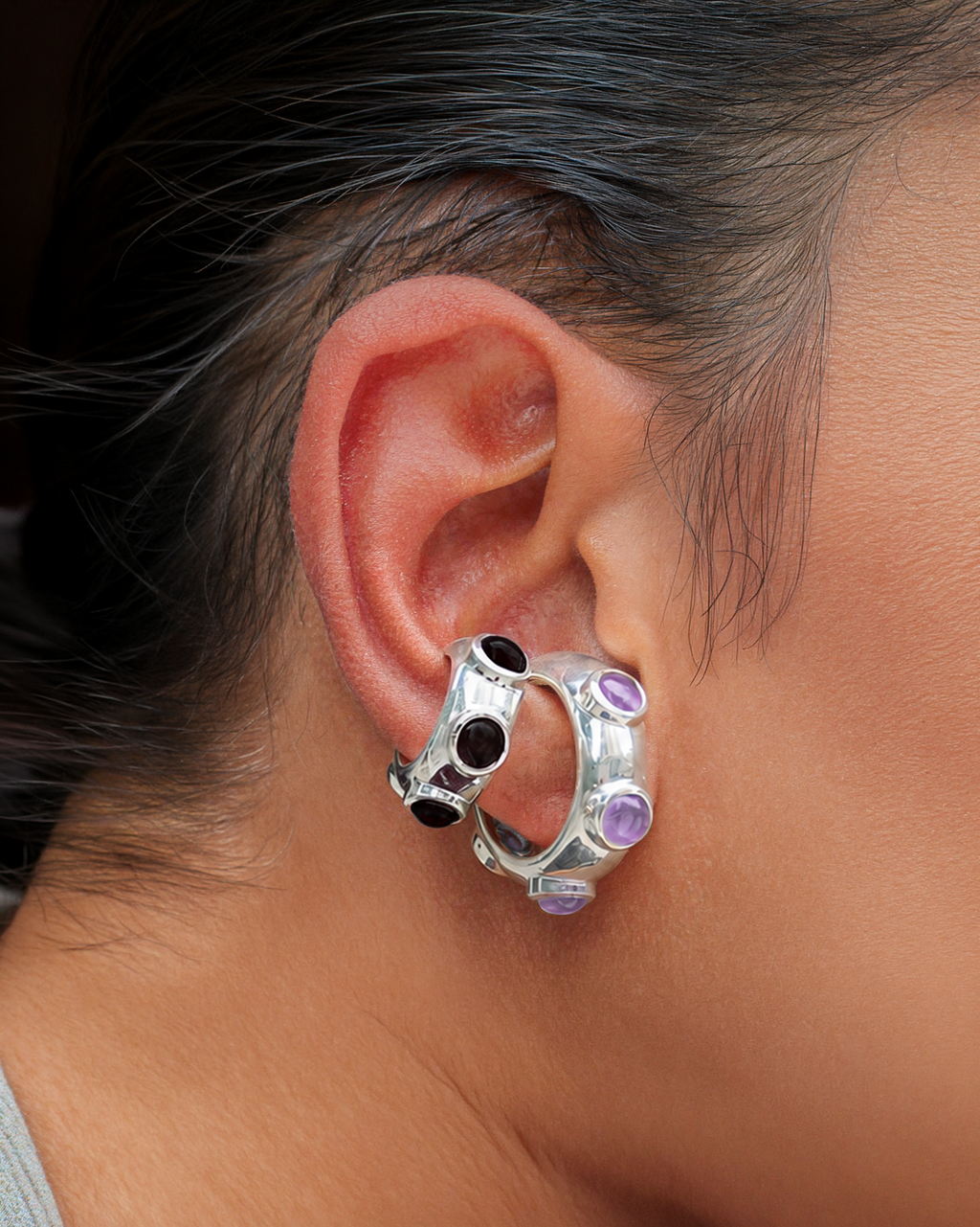 earcuff Zinga Ametista