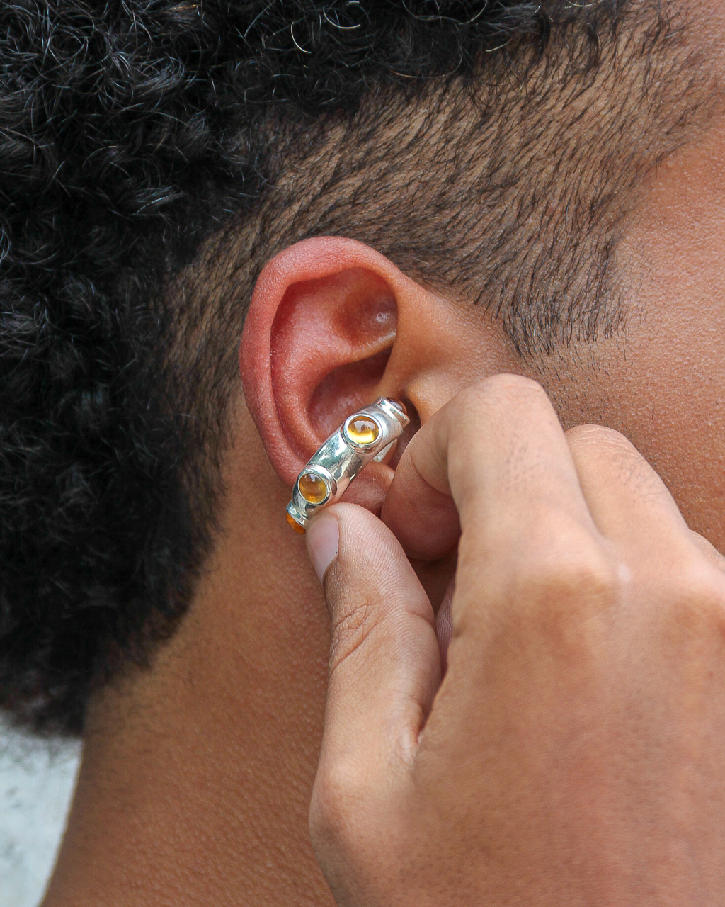 earcuff Zinga Citrino